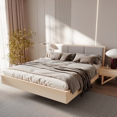 Szafka nocna bukowa ZEN z szufladką prawa