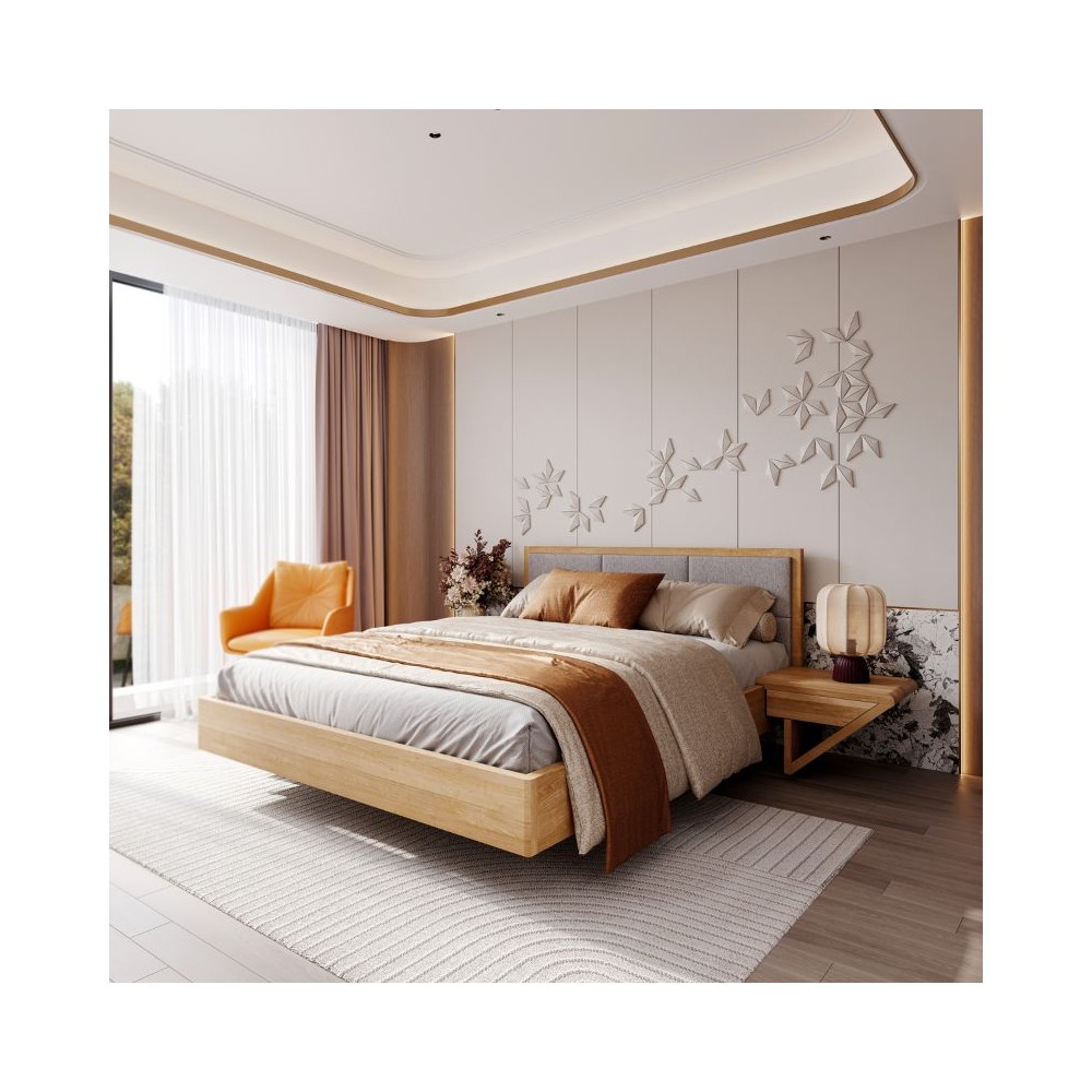 Szafka nocna ZEN z szufladką dębowa prawa