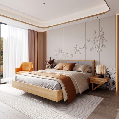 Szafka nocna ZEN z szufladką dębowa lewa