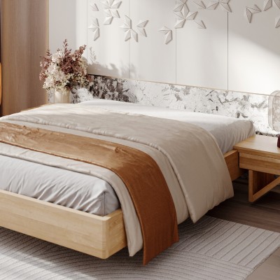 Łóżko dębowe ZEN Lite lewitujące Łóżko dębowe ZEN Lite lewitujące