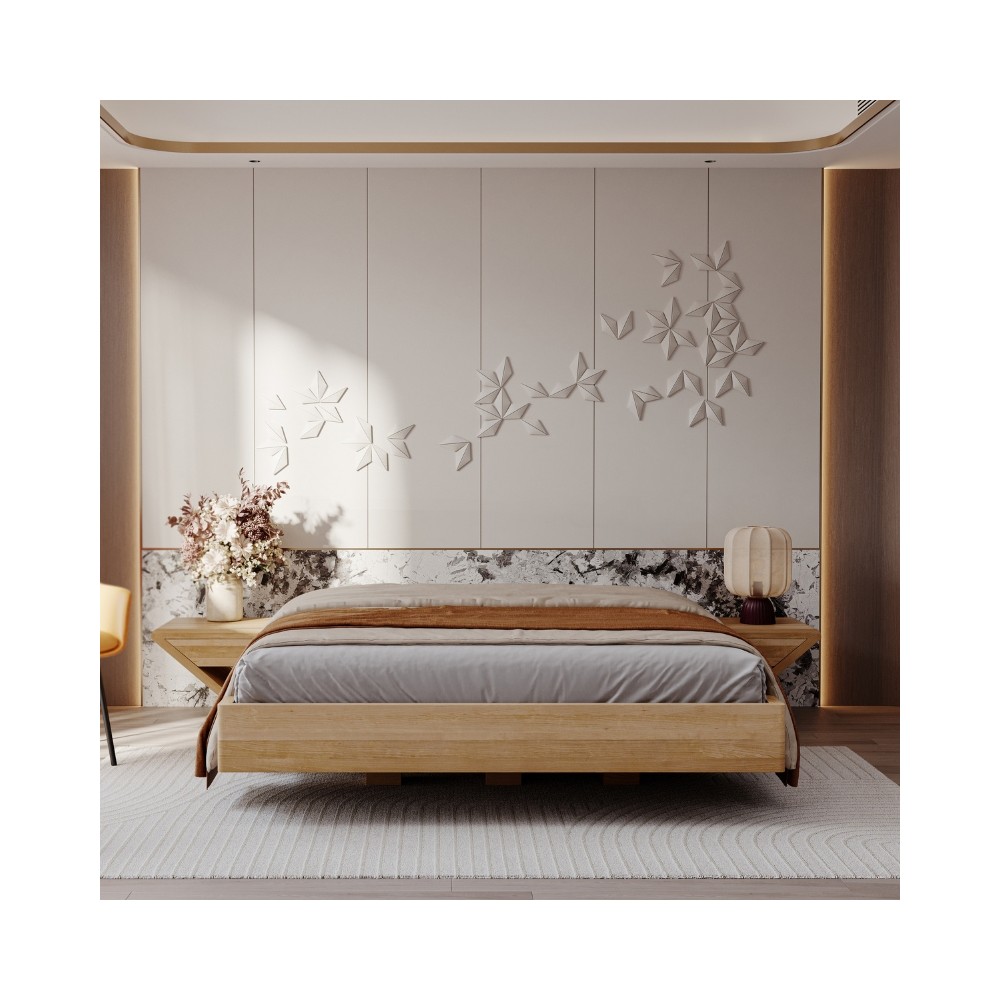 Łóżko dębowe ZEN Lite lewitujące Łóżko dębowe ZEN Lite lewitujące