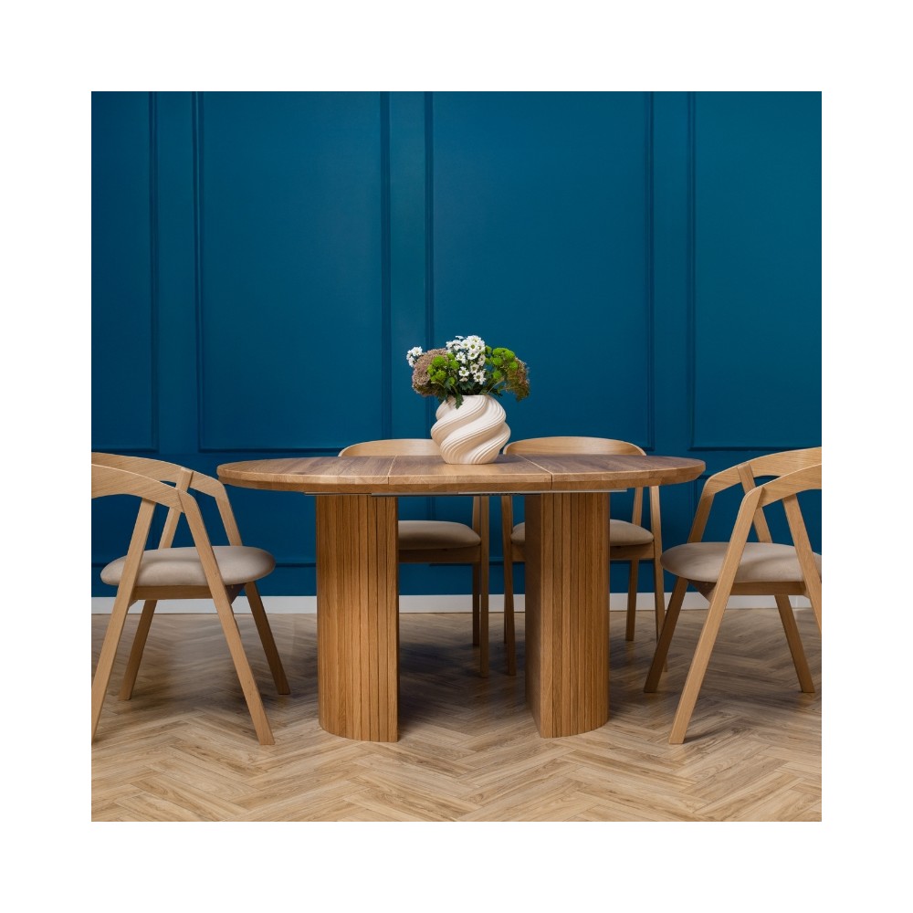 Stół dębowy Japandi rozkładany | Styl Japandi | POLANO_MEBLE Stół dębowy Japandi rozkładany | Styl Japandi | POLANO_MEBLE