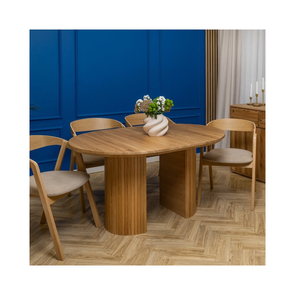 Stół dębowy Japandi rozkładany | Styl Japandi | POLANO_MEBLE Stół dębowy Japandi rozkładany | Styl Japandi | POLANO_MEBLE