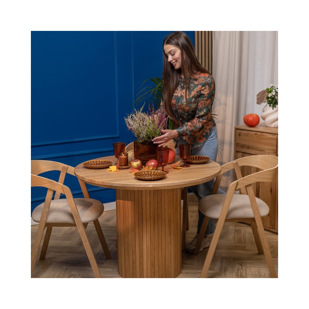 Stół dębowy Japandi rozkładany | Styl Japandi | POLANO_MEBLE Stół dębowy Japandi rozkładany | Styl Japandi | POLANO_MEBLE