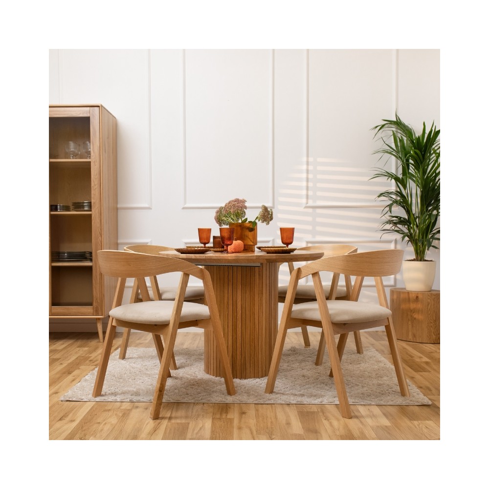 Stół dębowy Japandi rozkładany | Styl Japandi | POLANO_MEBLE Stół dębowy Japandi rozkładany | Styl Japandi | POLANO_MEBLE