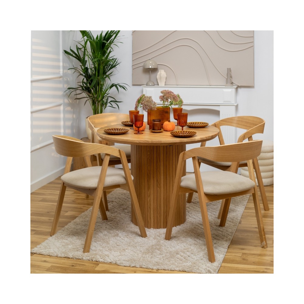 Stół dębowy Japandi rozkładany | Styl Japandi | POLANO_MEBLE Stół dębowy Japandi rozkładany | Styl Japandi | POLANO_MEBLE