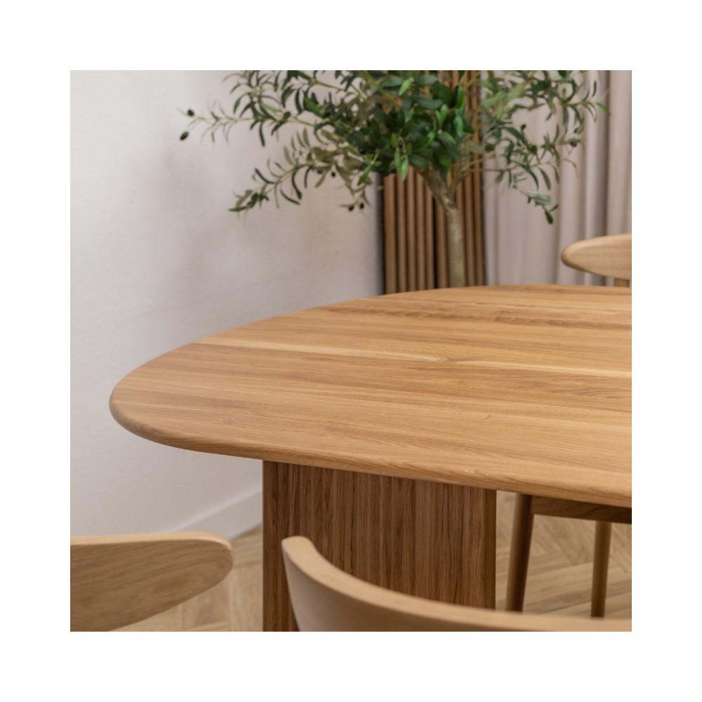 Stół NOA Japandi z litego dębu | Lamelowy stół do jadalni | Stół NOA Japandi z litego dębu | Lamelowy stół do jadalni |