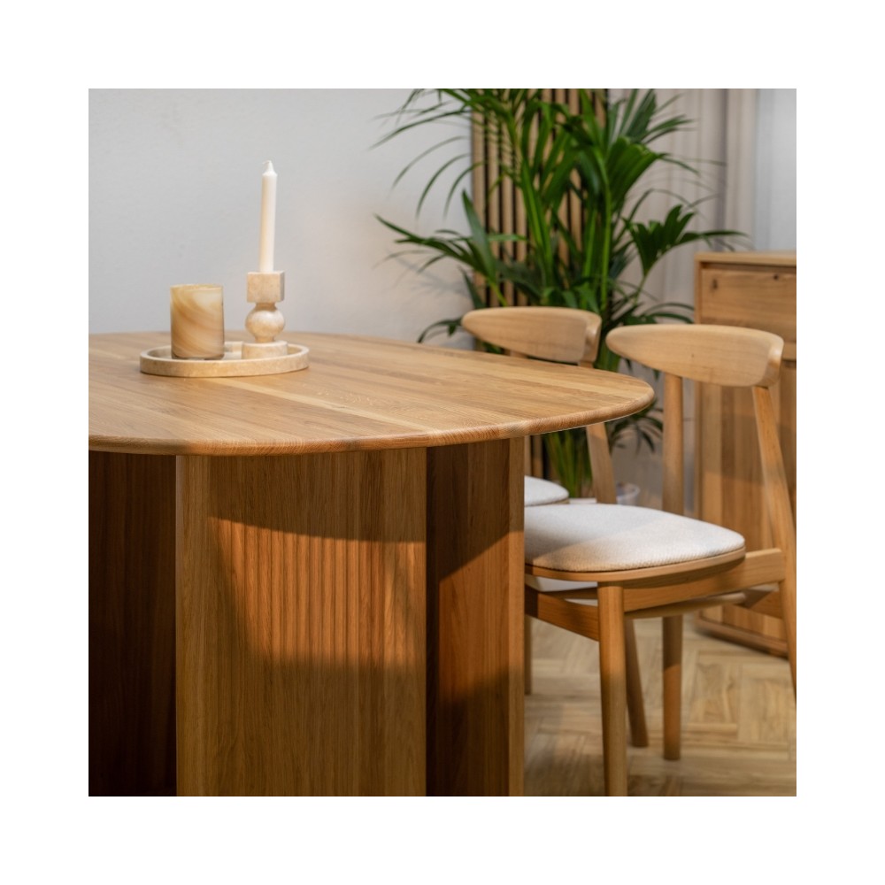 Stół NOA Japandi z litego dębu | Lamelowy stół do jadalni | Stół NOA Japandi z litego dębu | Lamelowy stół do jadalni |