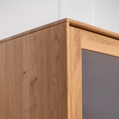 Dębowa witryna Nelson, dziki dąb 1s + 2d