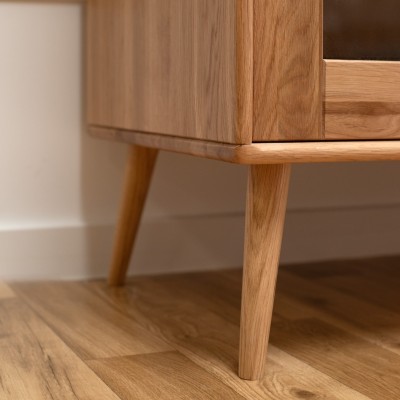 Dębowa witryna Nelson, dziki dąb 2d