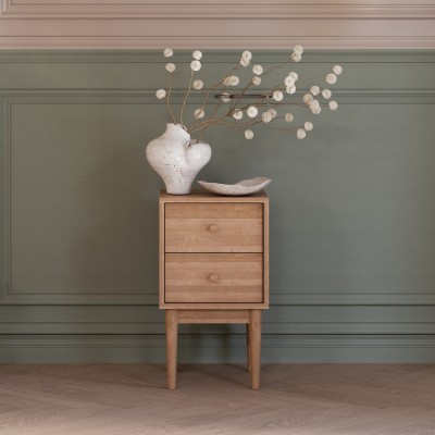 Szafka nocna Oslo – dębowa, polska manufaktura, lakierowana