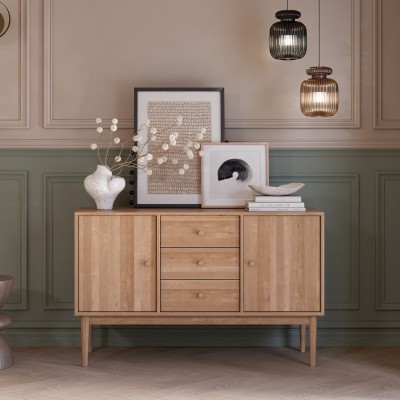 Komoda Oslo 2D+3 – duża dębowa, lakierowana, polska manufaktura