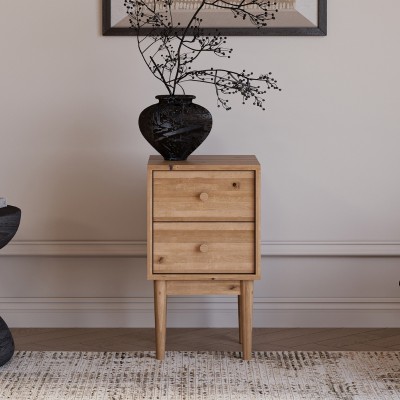 Szafka nocna Oslo – dębowa, polska manufaktura, lakierowana