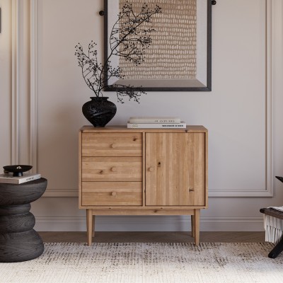 Komoda Oslo 3+1 – dębowa, lakierowana, polska manufaktura