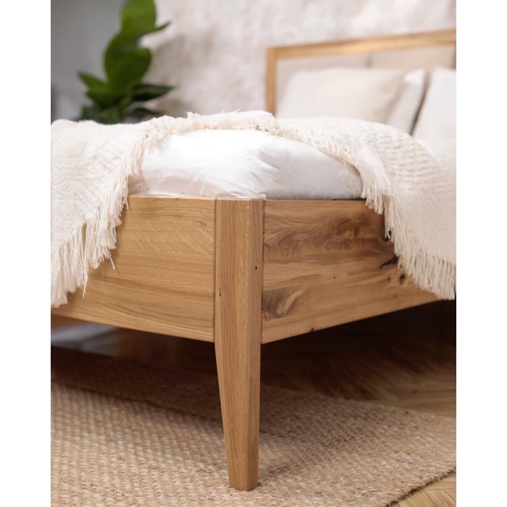 Łóżko Bukowe Retro | Polskie | Drewniane do Sypialni