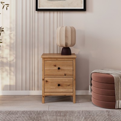 Dębowa szafka nocna SCANDIC 2s dziki dąb