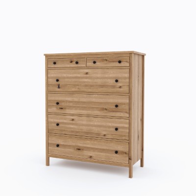 Dębowa komoda SCANDIC 6s dziki dąb