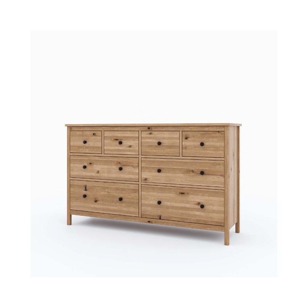 Dębowa komoda SCANDIC 8s dziki dąb