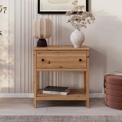 Dębowa wyspa kuchenna, komoda SCANDIC dziki dąb