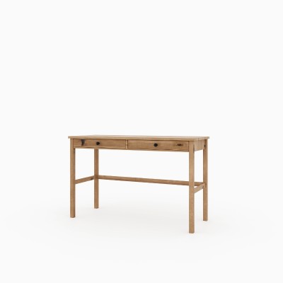 Dębowe biurko, konsola SCANDIC 2s dziki dąb