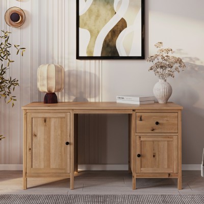 Dębowe biurko SCANDIC dziki dąb