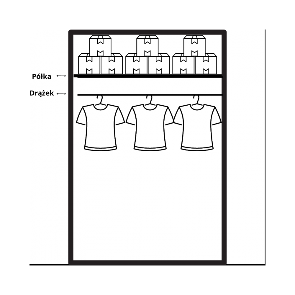 Szafa dębowa SCANDIC – lity dąb, lakierowana, polska produkcja