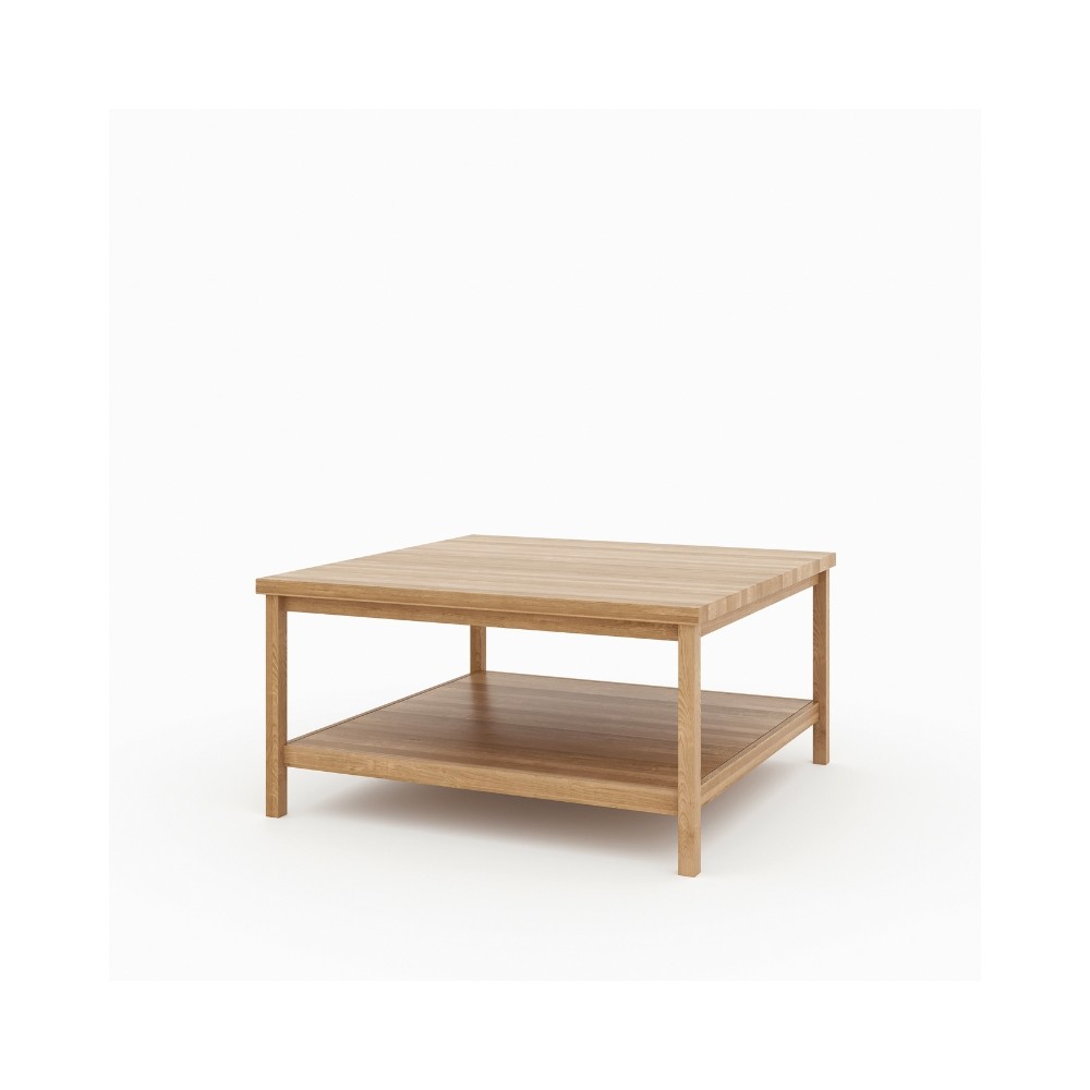 Dębowa ława SCANDIC – lity dąb, lakierowana, polska produkcja