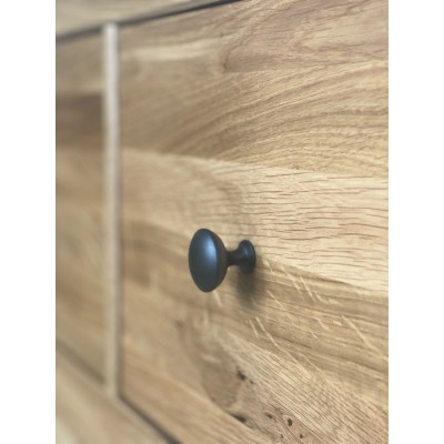 Komoda dębowa SCANDIC – 3 szuflady, lakierowana, polska produkcja