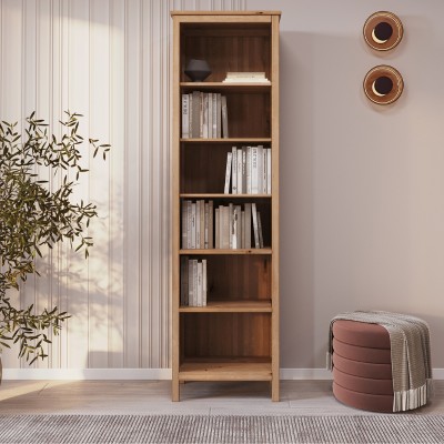 Dębowy regał SCANDIC I dziki dąb