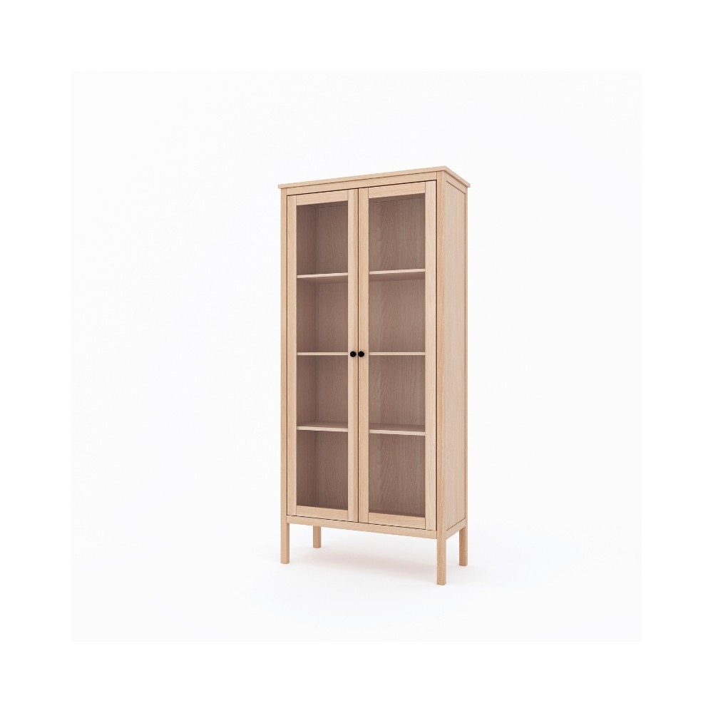 Bukowa witryna w stylu skandynawskim Scandic 2d