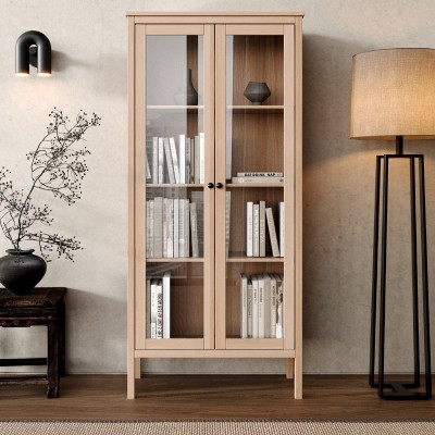 Bukowa witryna w stylu skandynawskim Scandic 2d