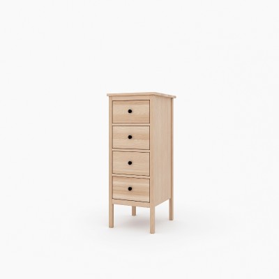 Bukowa komoda w stylu skandynawskim Scandic 4s