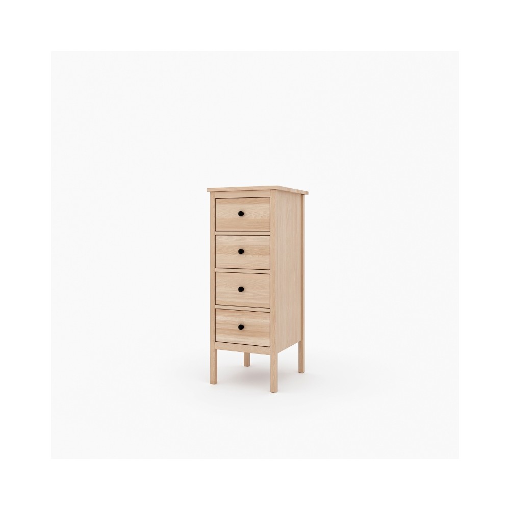 Bukowa komoda w stylu skandynawskim Scandic 4s