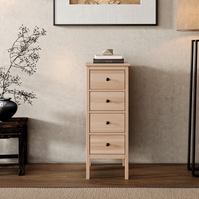 Bukowa komoda w stylu skandynawskim Scandic 4s