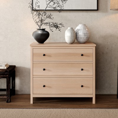 Bukowa komoda w stylu skandynawskim Scandic 3s