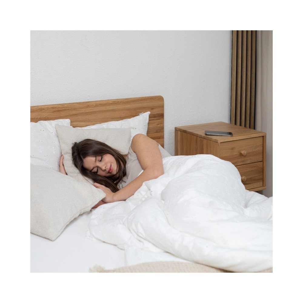 Łóżko dębowe NELSON dziki dąb