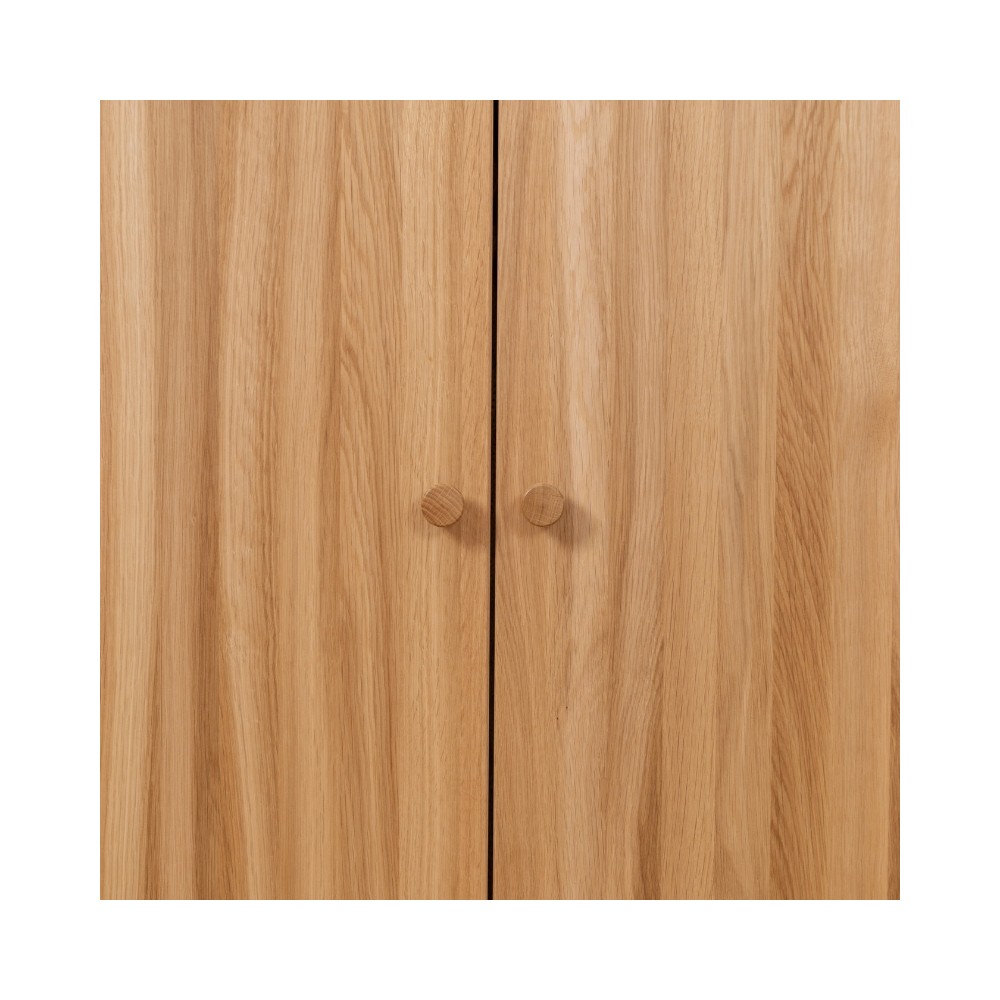 Komoda Oslo 2D – dębowa, lakierowana, polska manufaktura