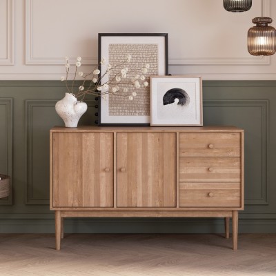 Komoda Oslo 2D+3 – duża dębowa, lakierowana, polska manufaktura