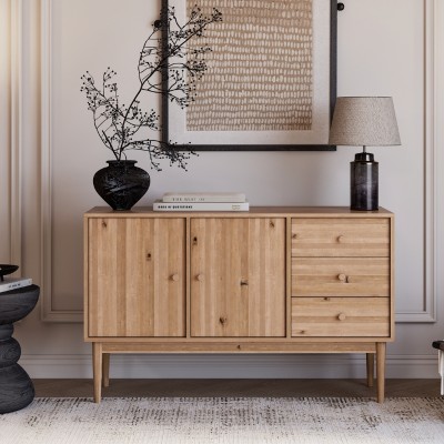 Komoda Oslo 2D+3 – duża dębowa, lakierowana, polska manufaktura