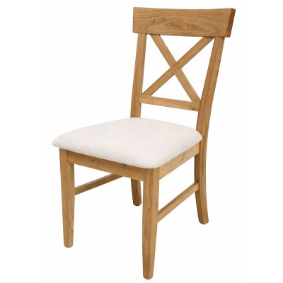 Krzesło dębowe tapicerowane M834 | Klasyczna forma