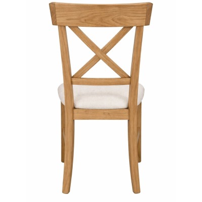 Krzesło dębowe tapicerowane M834 | Klasyczna forma