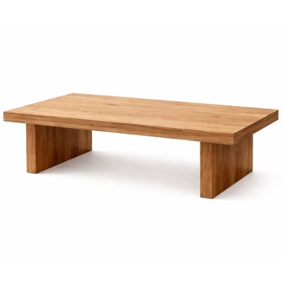 Ława dębowa TRIO | Nowoczesna ława z litego dębu