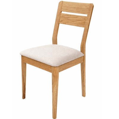 Krzesło dębowe z tapicerowanym siedziskiem MKR-35 | Meble z dębu