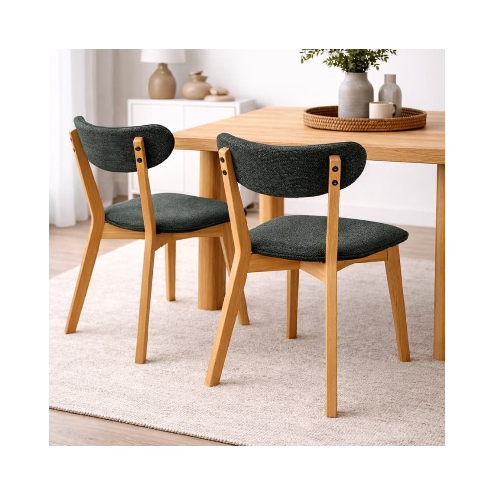 Krzesło dębowe tapicerowane MKR-25 | Polska produkcja