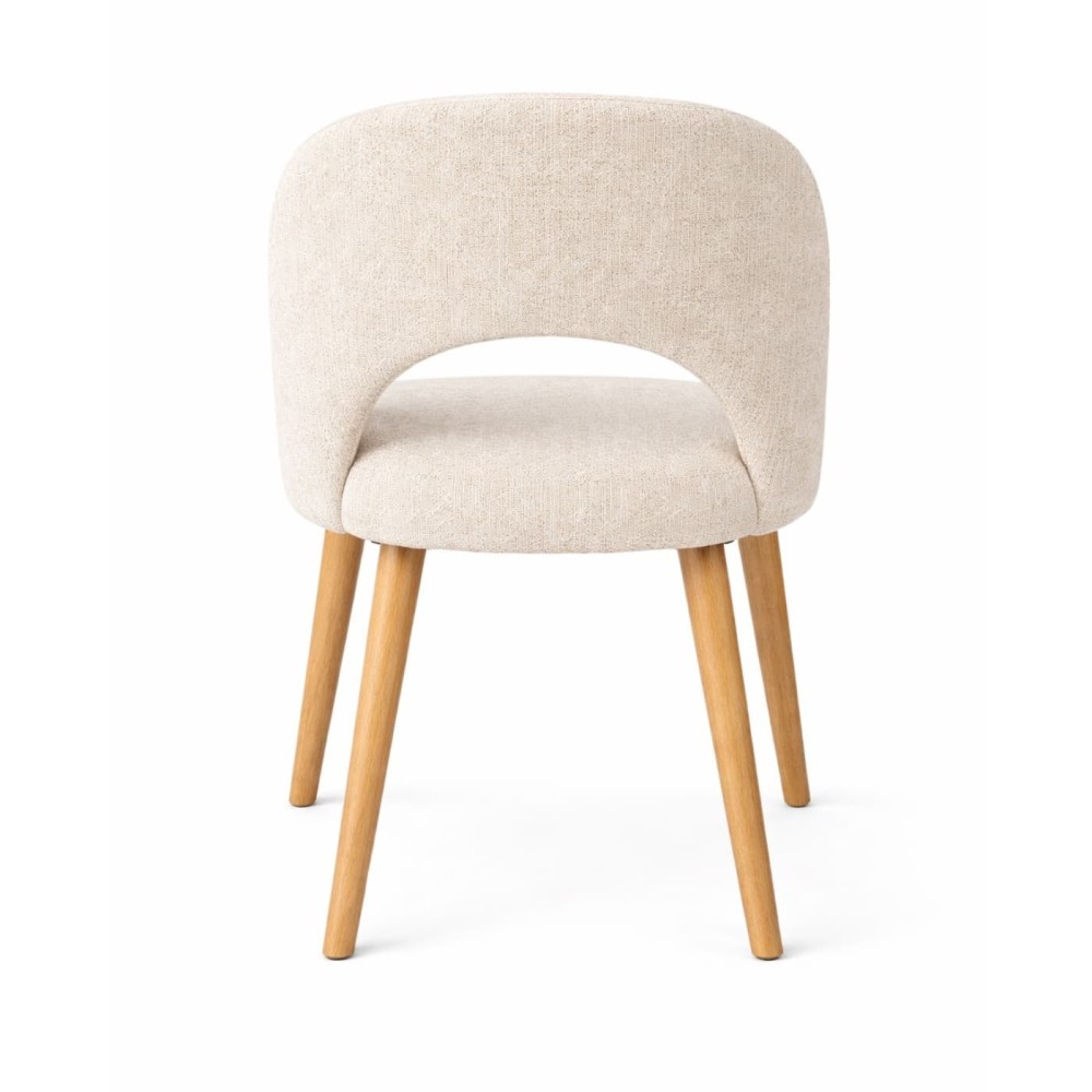 Fotel tapicerowany MKR-15 | Dębowe nogi, polska produkcja