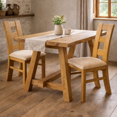 Krzesło dębowe tapicerowane M-639 | Klasyczny styl