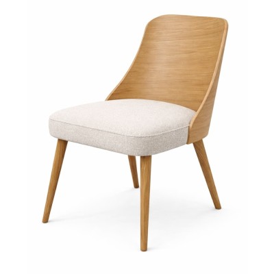 Krzesło tapicerowane MKR-47 | Sklejka dębowa