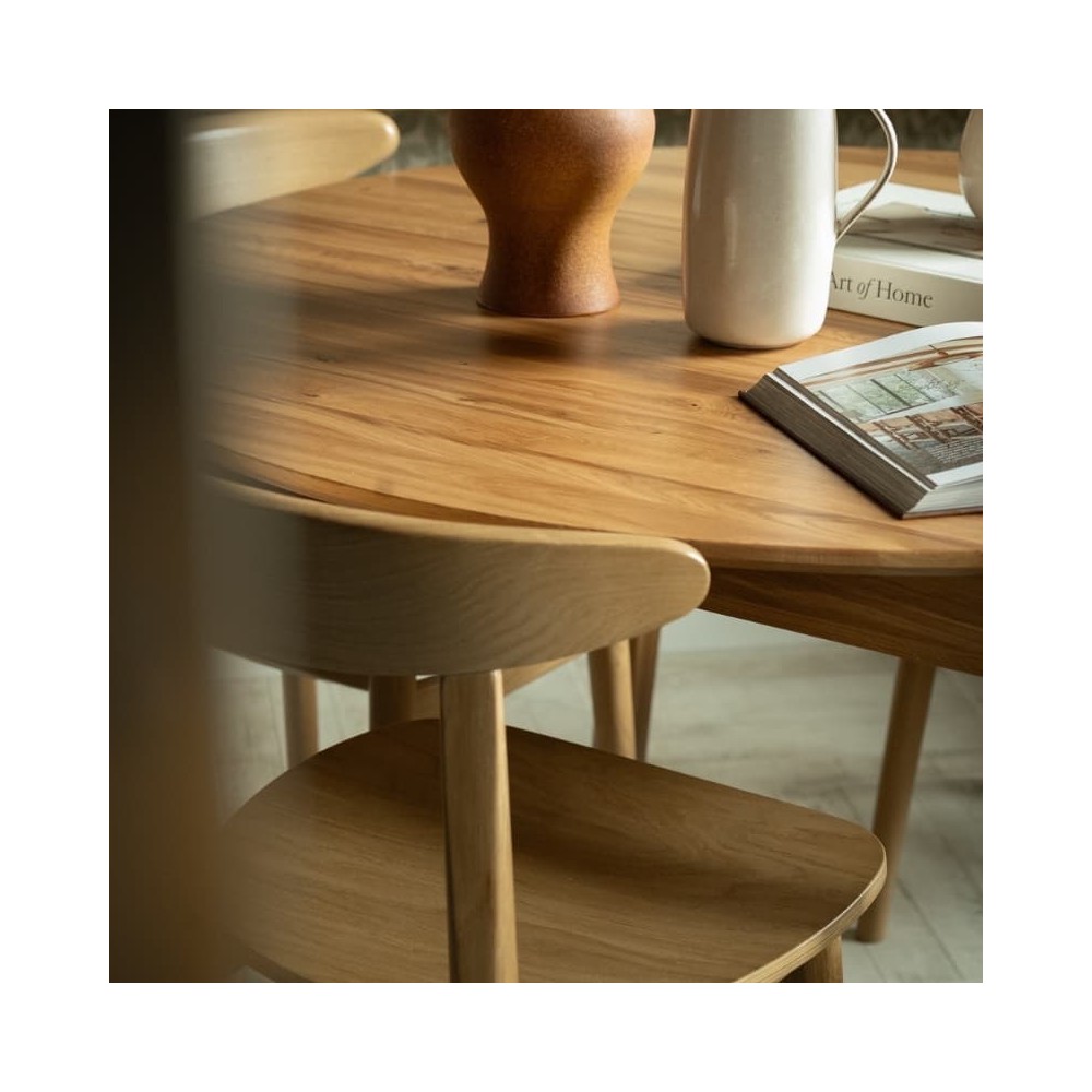 Dębowe krzesło z drewnianym siedziskiem Piccolo