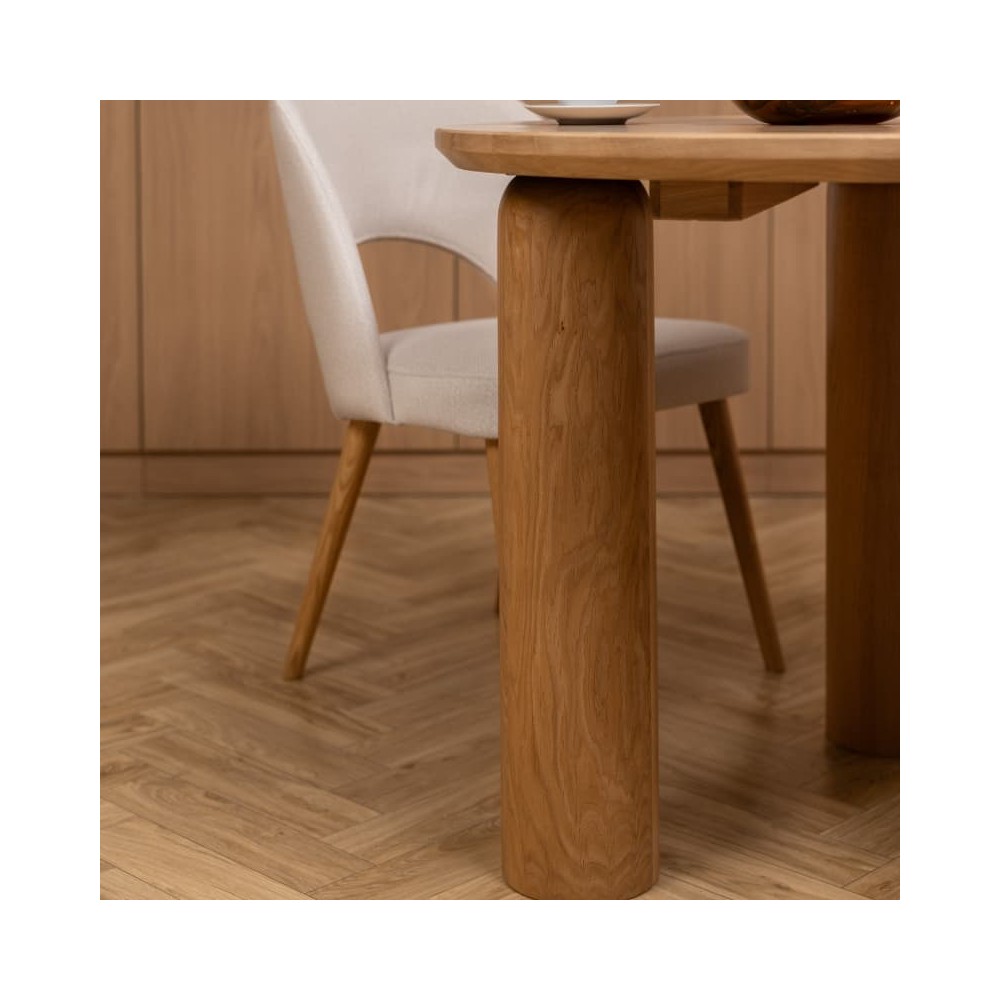 Stół dębowy Japandi rozkładany | Styl Japandi | POLANO_MEBLE