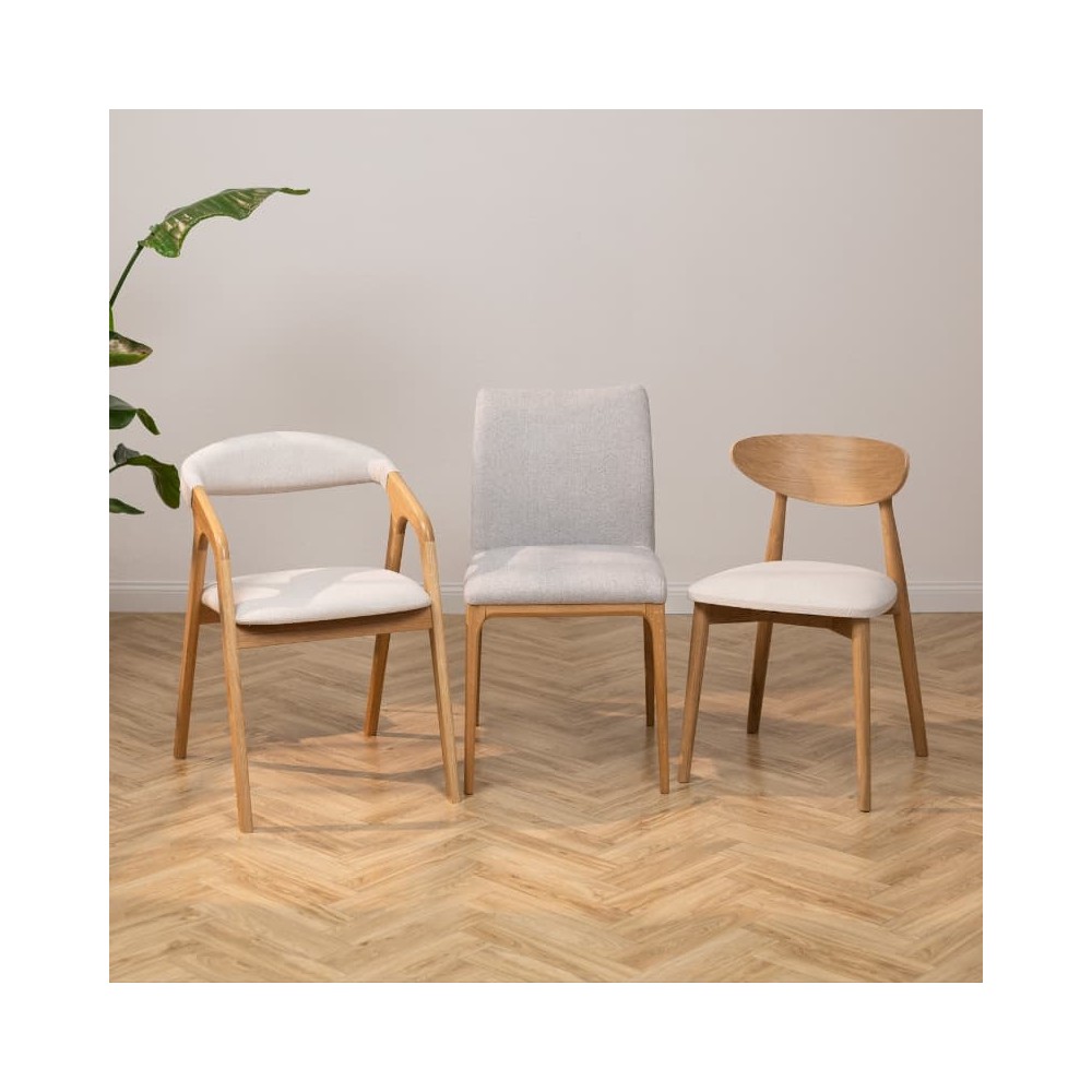 Krzesło dębowe tapicerowane M-896 | Polska produkcja